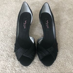 Nina Peep Toe Heels